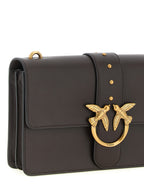 Pinko Love One Classic Crossbody Bag Dark Brown