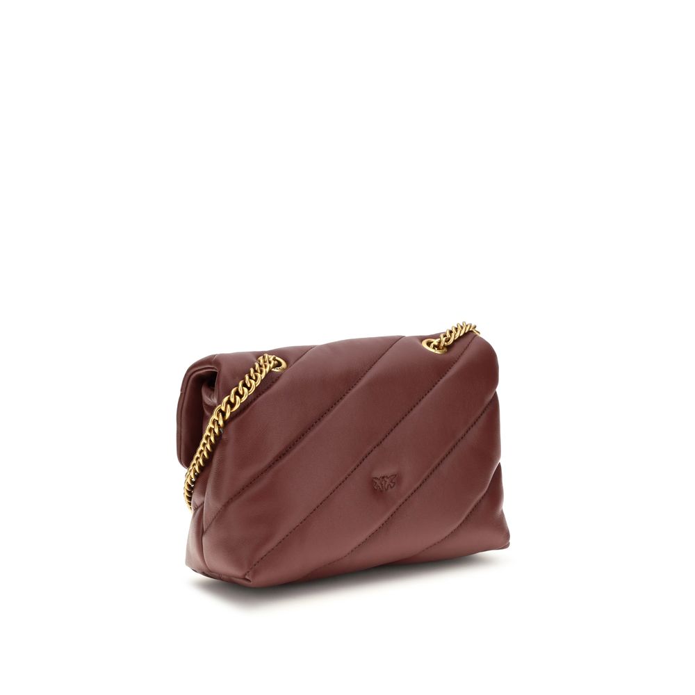 Pinko Love Mini Puff Shoulder Bag Bordeaux