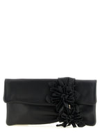 Jimmy Choo Zandra Floral Clutch Black