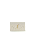 Saint Laurent Cassandre Wallet On Chain Blanc Vintage
