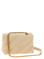 Pinko Mini Love Puff Crossbody Bag Cream