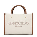 Jimmy Choo Avenue Large Tote Bag Natural Taupe