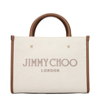 Jimmy Choo Avenue Large Tote Bag Natural Taupe