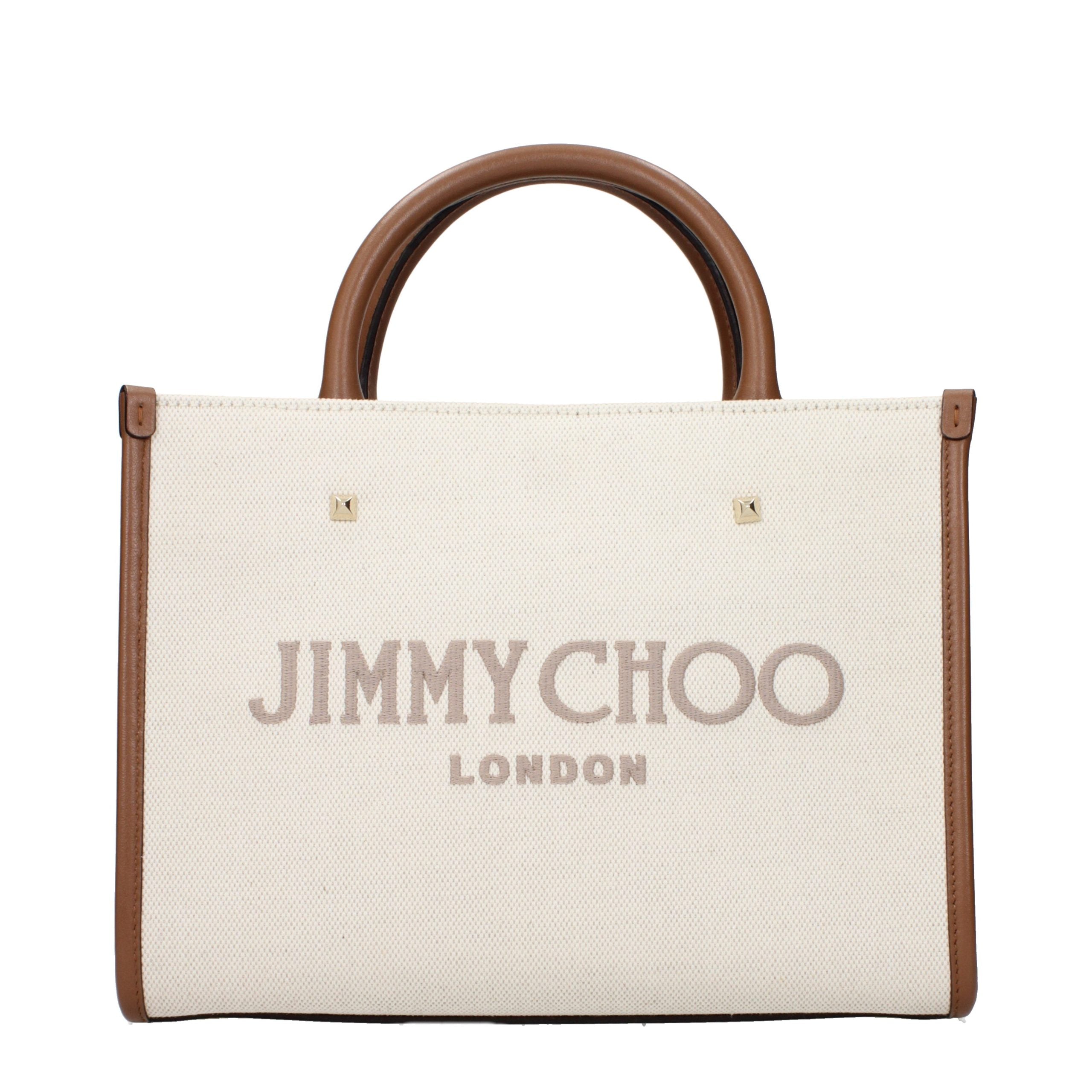 Jimmy Choo Avenue Large Tote Bag Natural Taupe