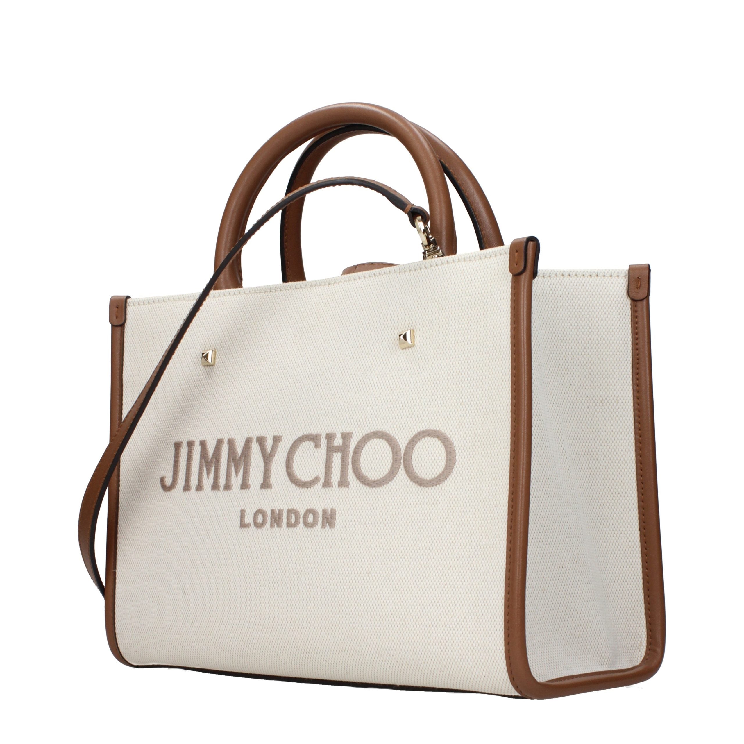 Jimmy Choo Avenue Large Tote Bag Natural Taupe
