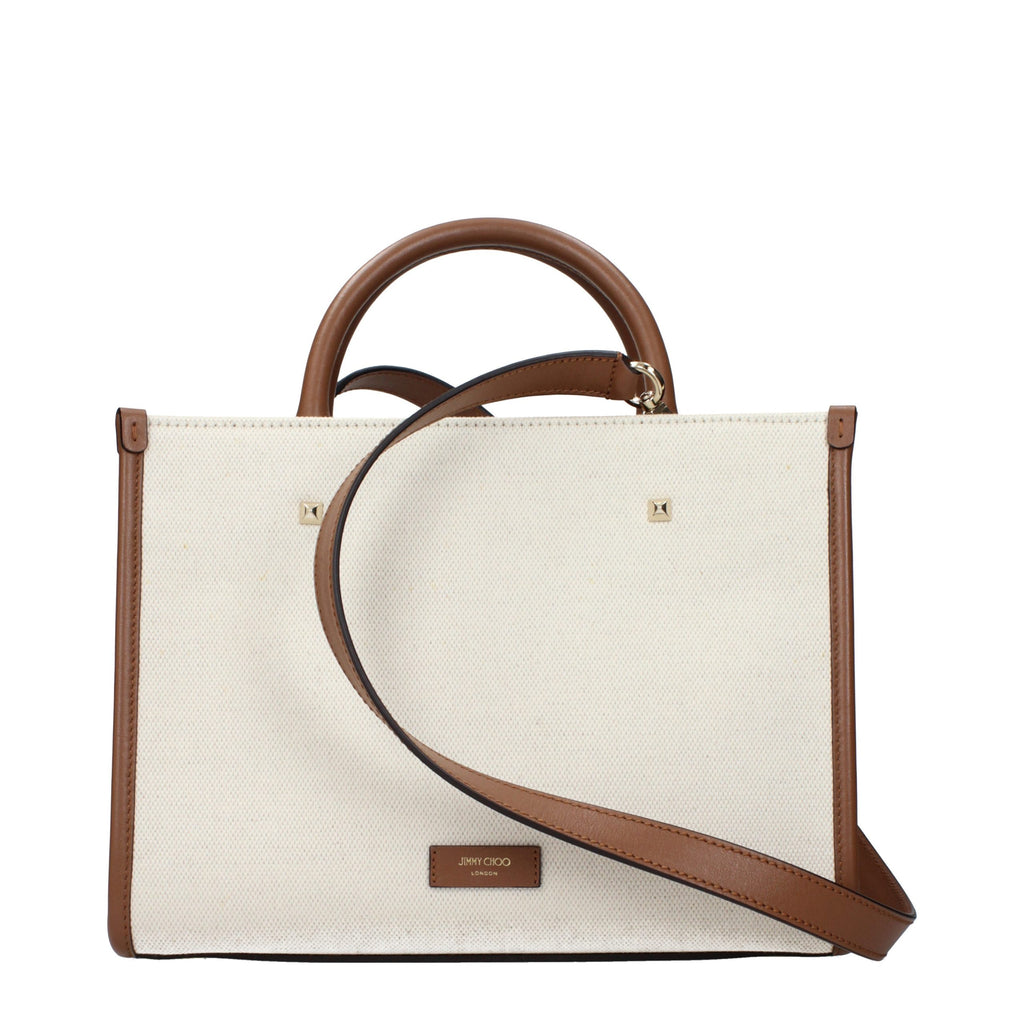 Jimmy Choo Avenue Large Tote Bag Natural Taupe