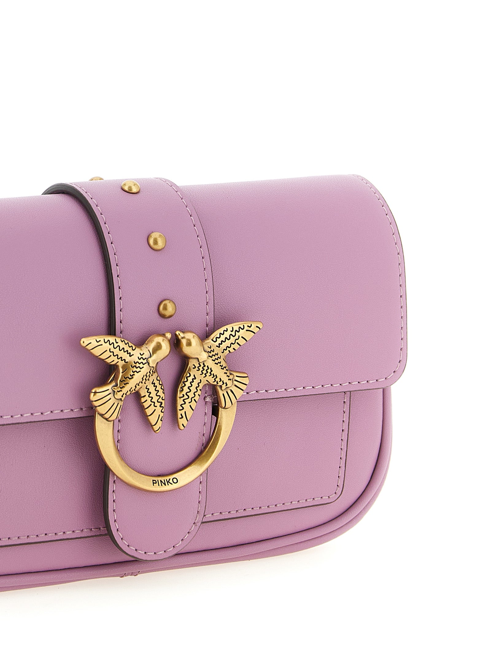 Pinko Pocket Love One Mini Crossbody Bag Lilac