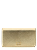 Valentino Garavani Gold Leather Mini Chain Crossbody Bag