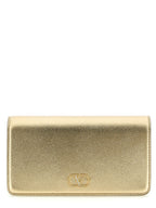 Valentino Garavani Gold Leather Mini Chain Crossbody Bag
