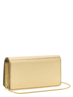 Valentino Garavani Gold Leather Mini Chain Crossbody Bag