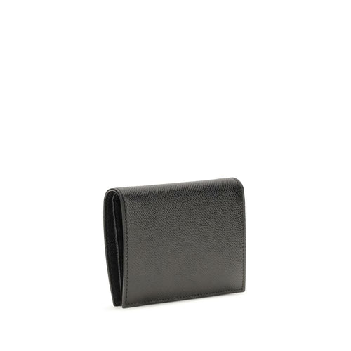 Ferragamo Gancini Black Leather Wallet