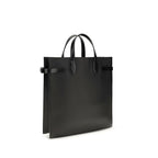Valentino Garavani Antibes Medium Black Leather Tote Bag