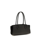 Ferragamo Studio Soft East West Black Leather Shoulder Bag