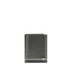 Ferragamo Gancini Black Leather Bifold Wallet