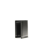Ferragamo Gancini Black Leather Bifold Wallet
