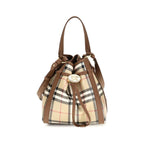 Burberry Mini Check Bucket Bag