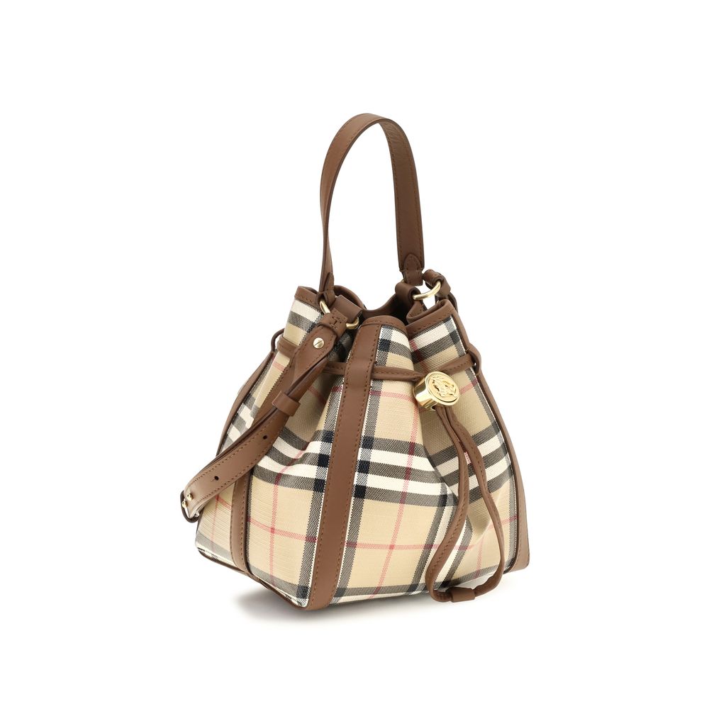 Burberry Mini Check Bucket Bag