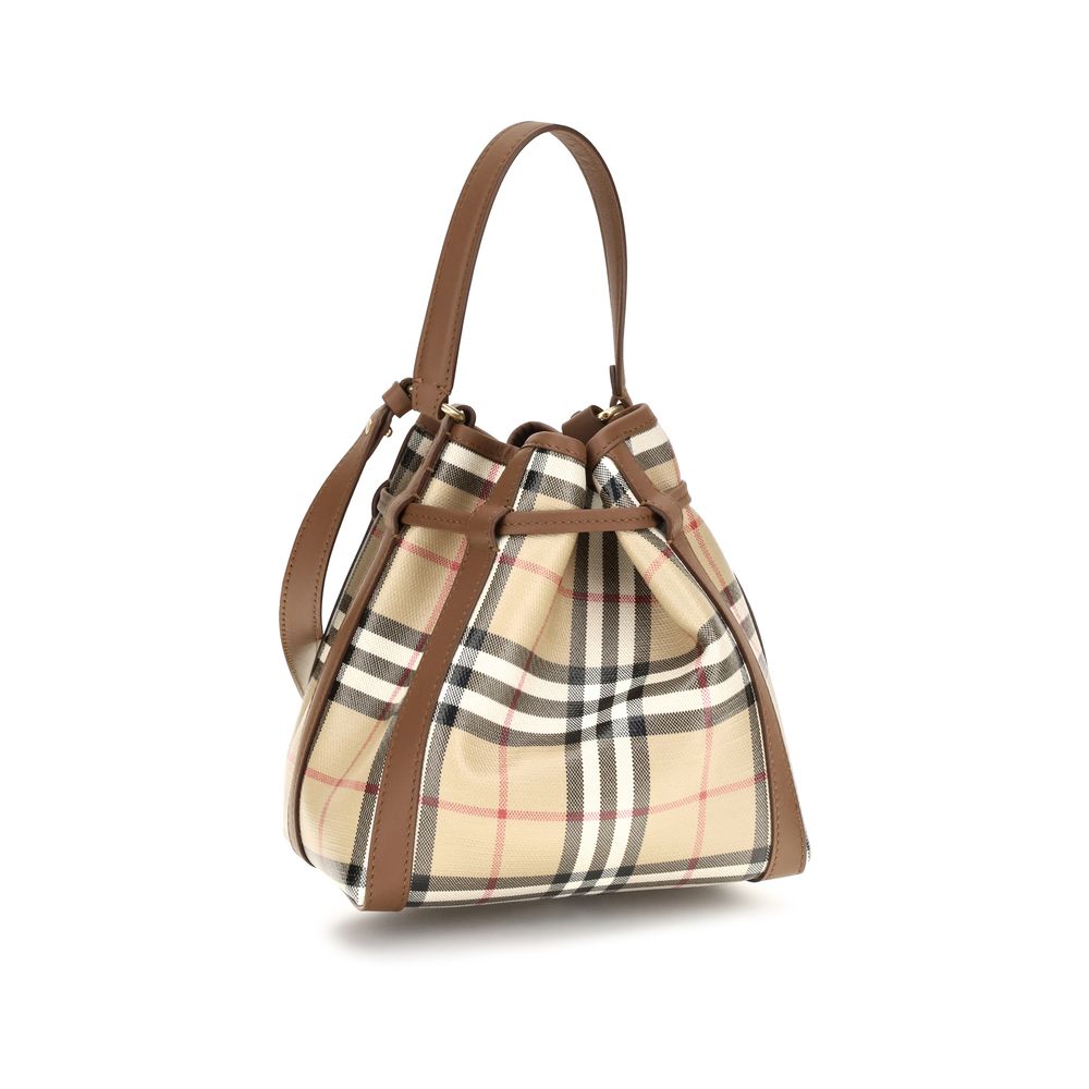 Burberry Mini Check Bucket Bag