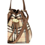 Burberry Mini Check Bucket Bag