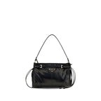 Miu Miu Brown Glossy Leather Handbag