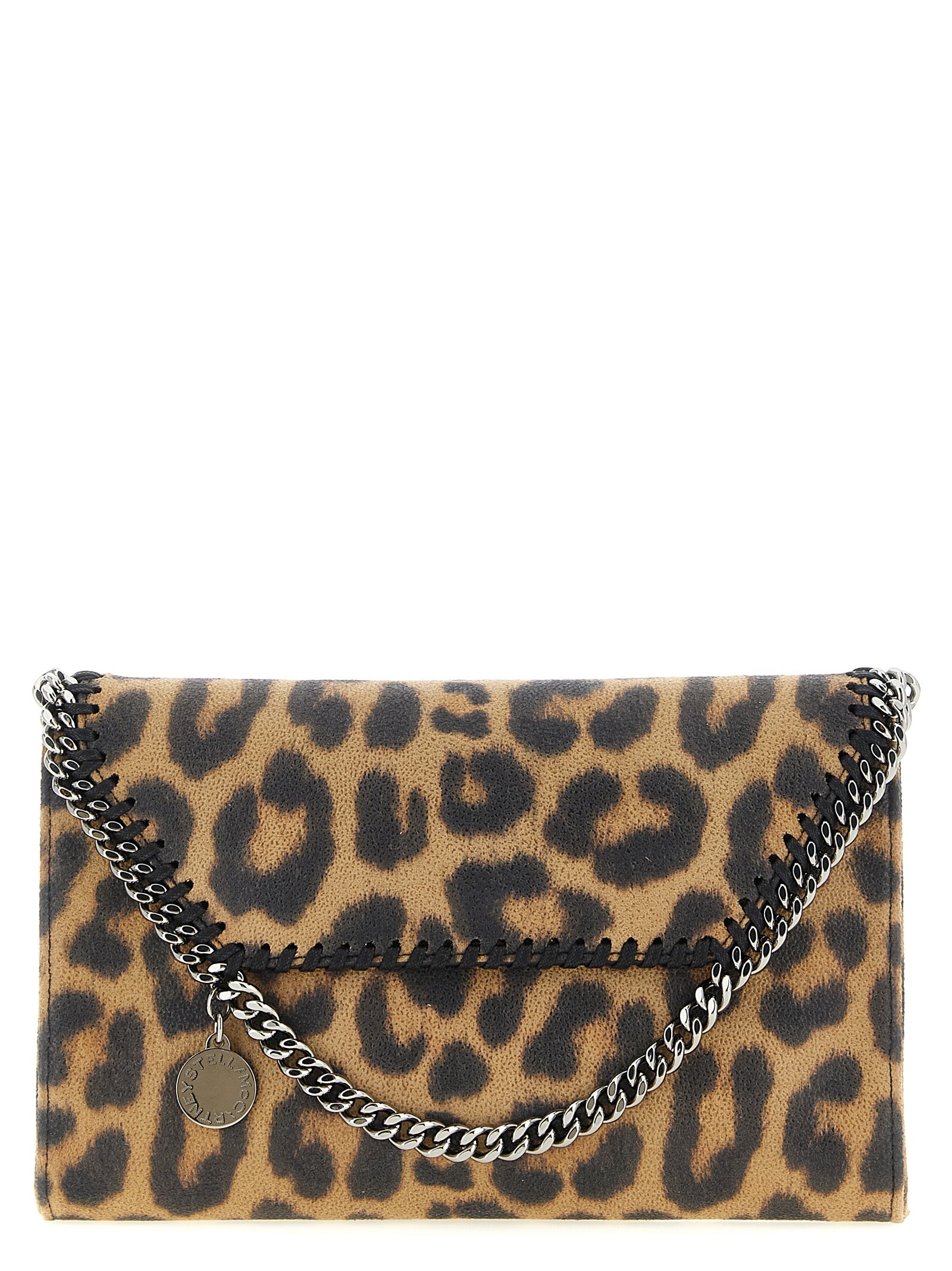 Stella McCartney Falabella Leopard Clutch Bag