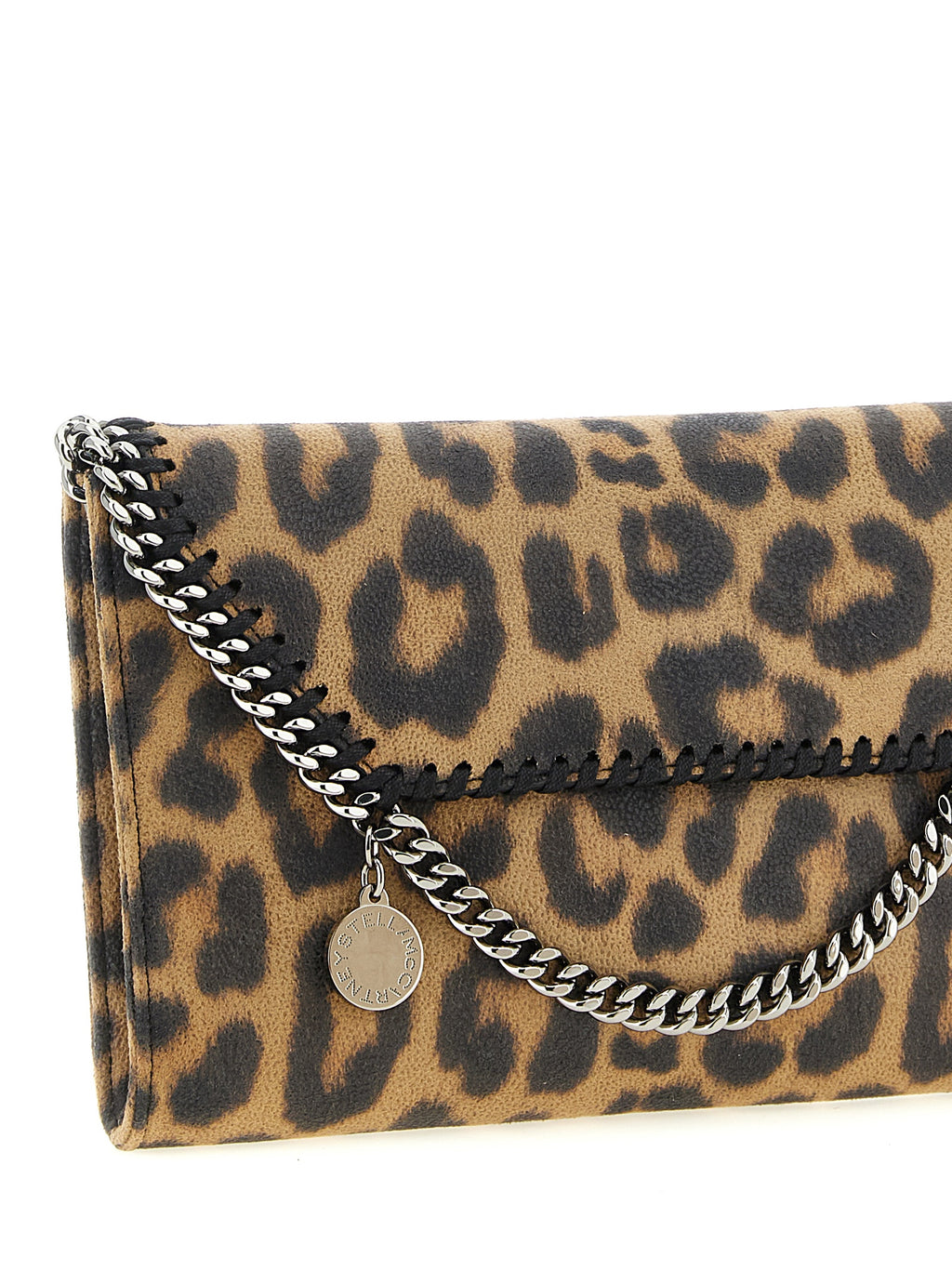 Stella McCartney Falabella Leopard Clutch Bag