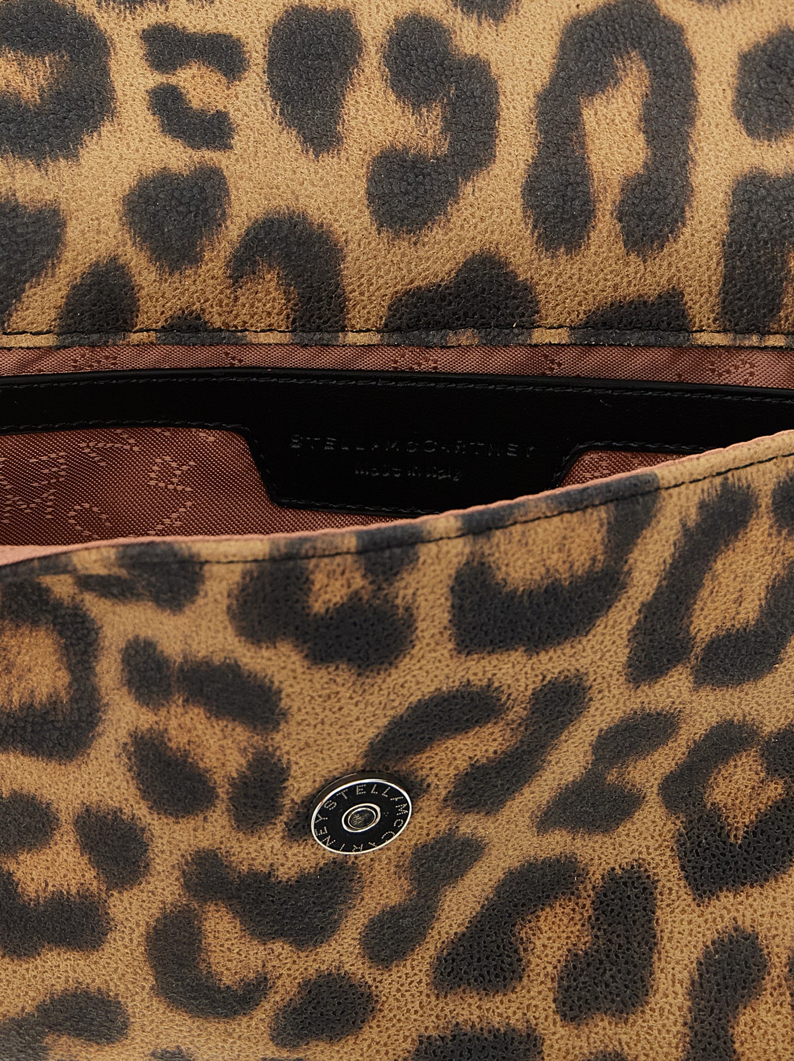 Stella McCartney Falabella Leopard Clutch Bag