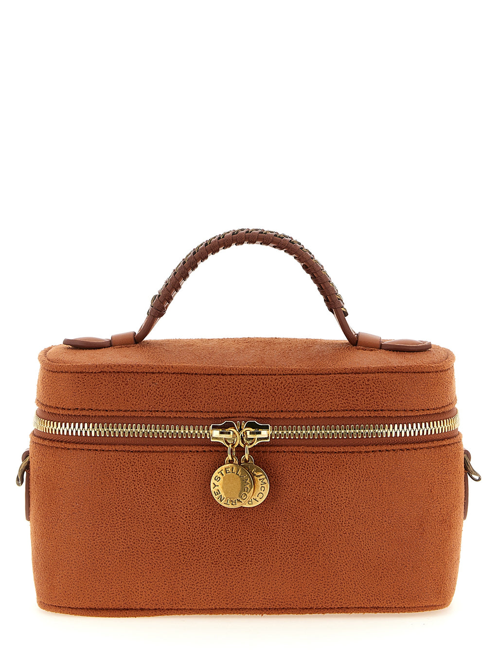 Stella McCartney Falabella Rust Eco Shaggy Deer Vanity Bag