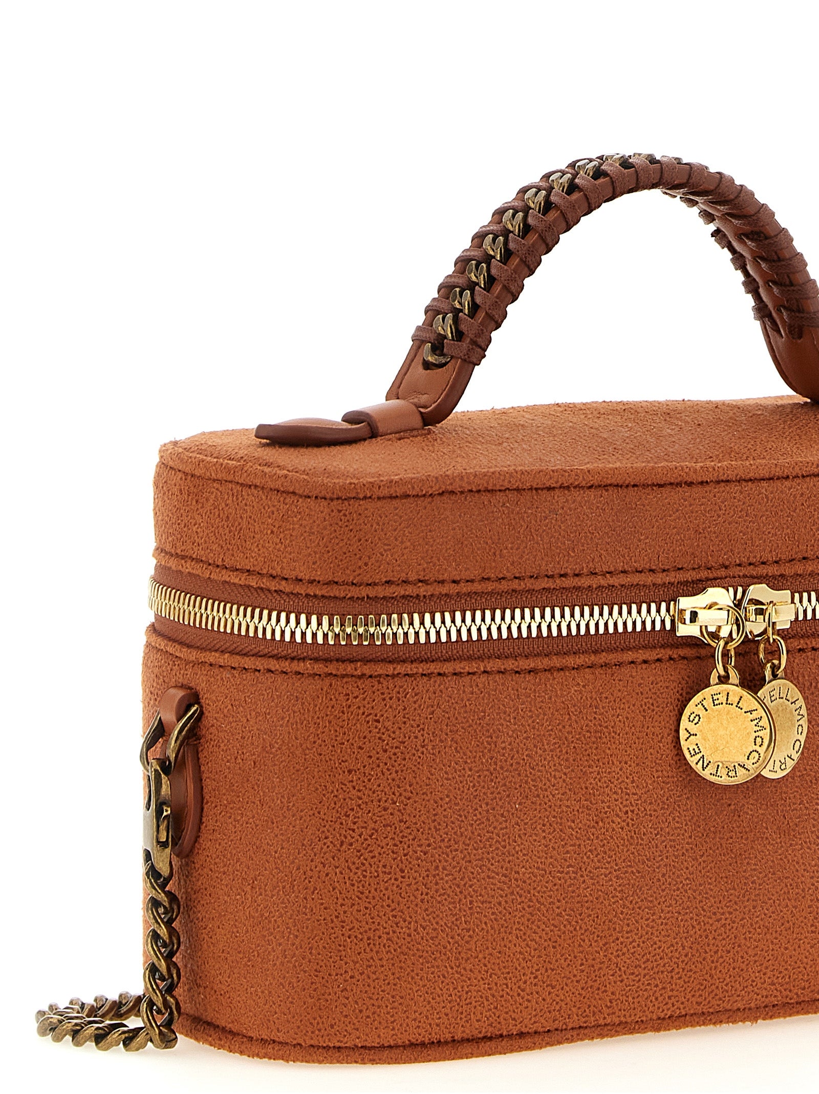 Stella McCartney Falabella Rust Eco Shaggy Deer Vanity Bag