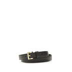 Prada Black Saffiano Leather Belt 2.2cm