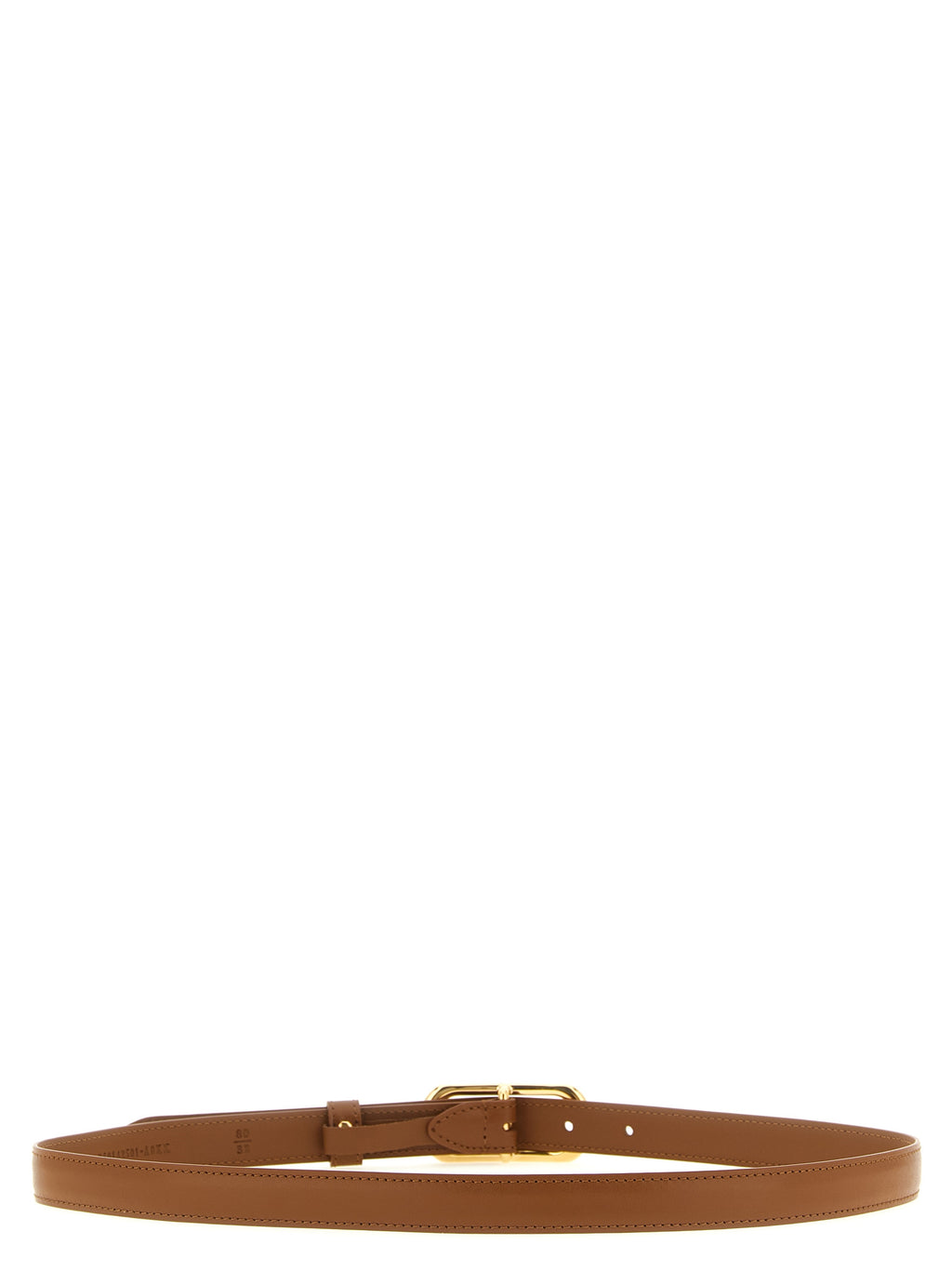 Fendi Brown Leather FF Belt