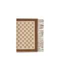 Gucci GG Beige Merino Wool Scarf