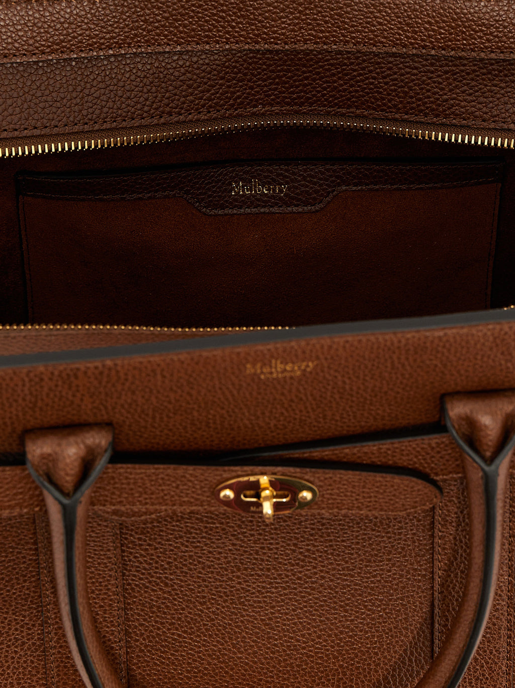 Mulberry Small Zipped Bayswater Oak