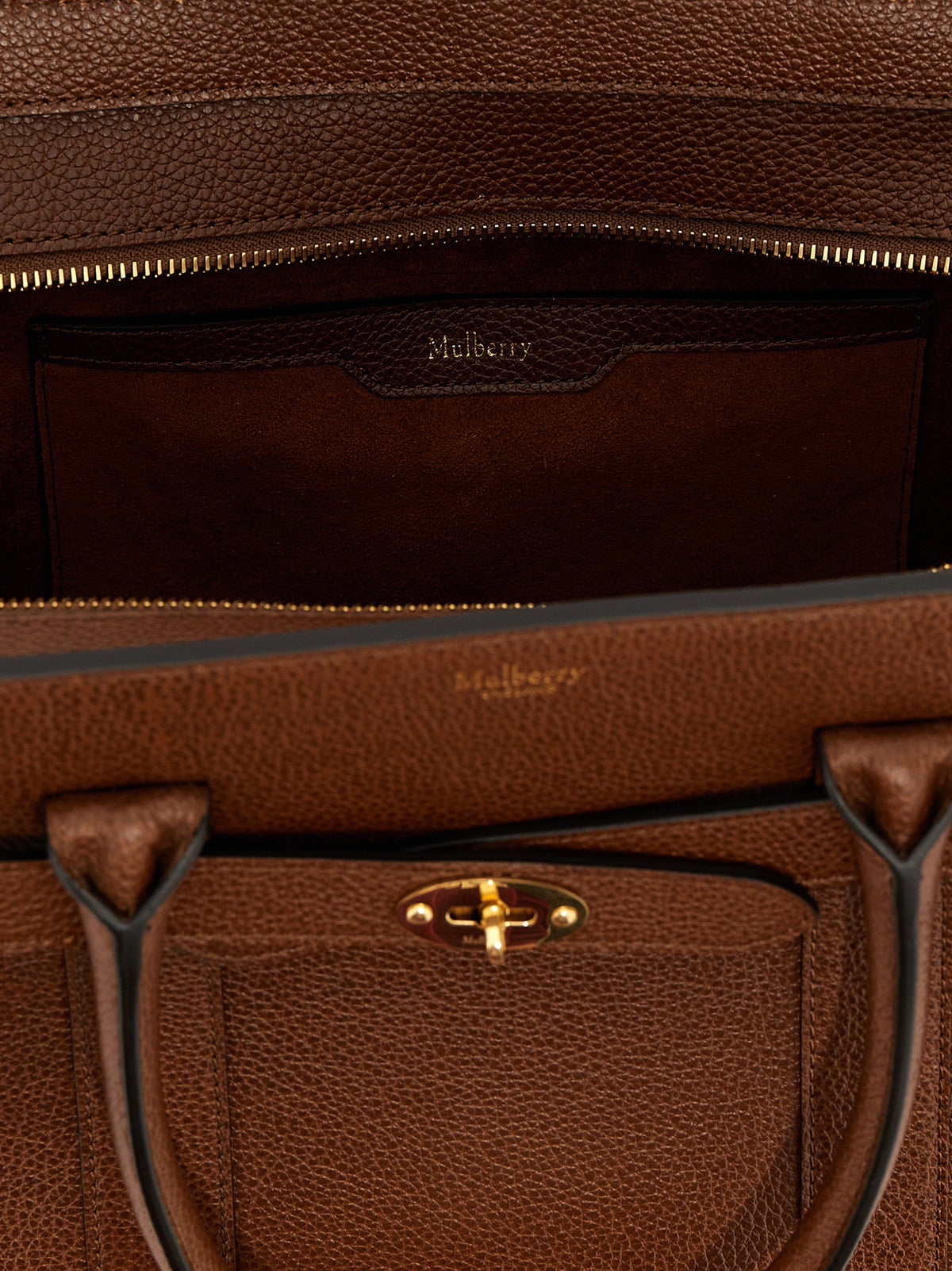 Mulberry Small Zipped Bayswater Oak