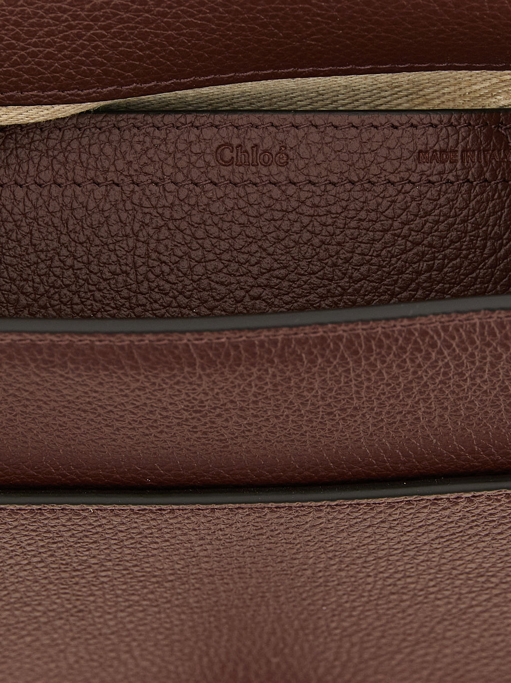 Chloé Marcie Brown Leather Saddle Bag