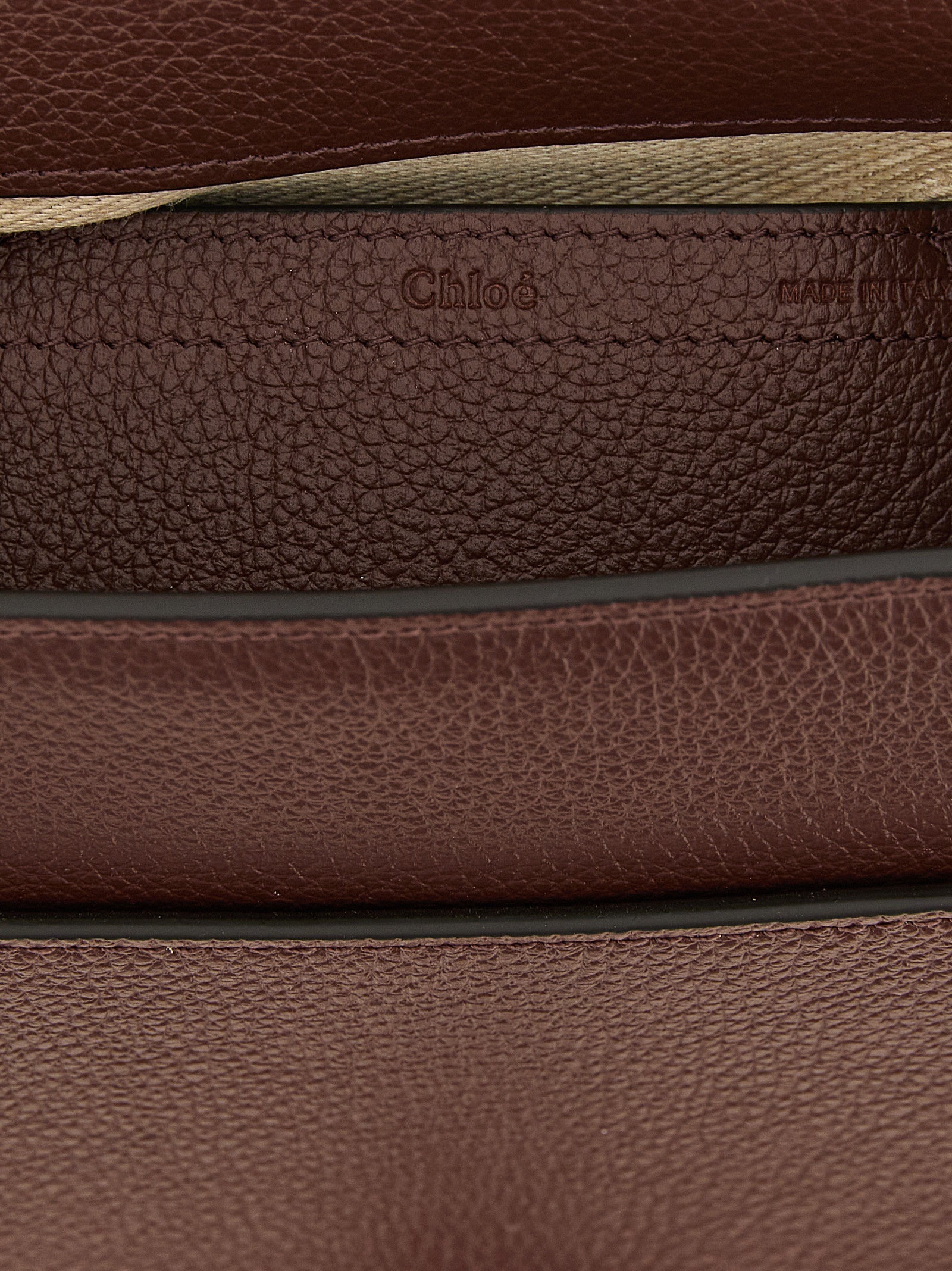 Chloé Marcie Brown Leather Saddle Bag