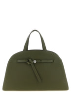 Tory Burch Romy Bauletto Dark Olive Leather Handbag