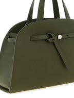 Tory Burch Romy Bauletto Dark Olive Leather Handbag