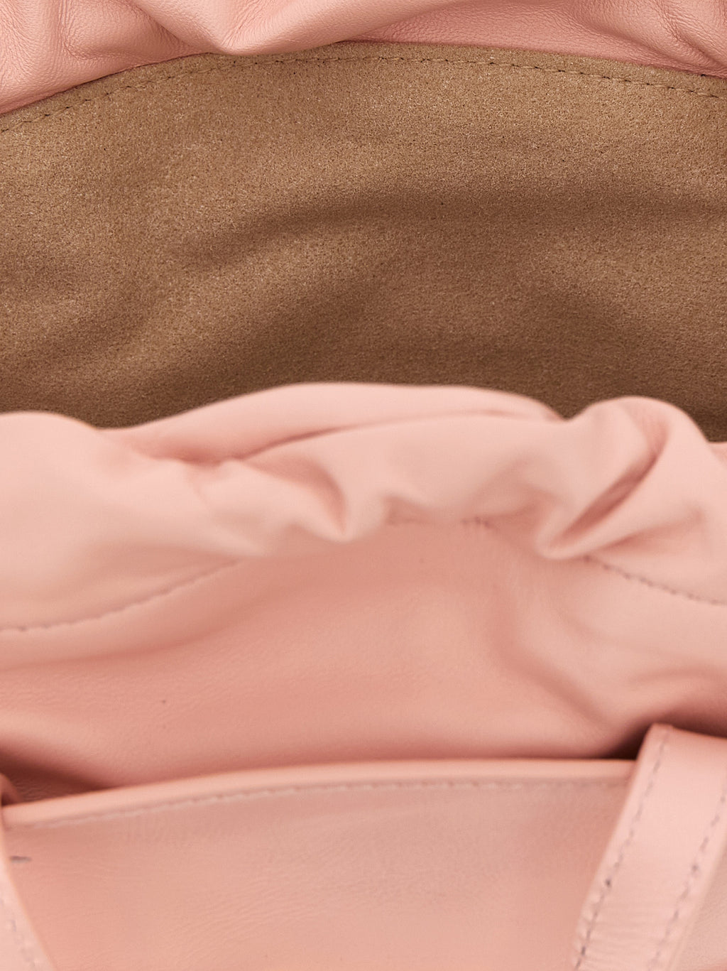Balmain Shuffle Mini Leather Bag Pale Pink
