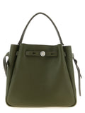 Tory Burch Romy Olive Leather Bucket Bag
