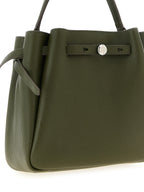 Tory Burch Romy Olive Leather Bucket Bag