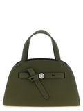 Tory Burch Romy Small Dark Olive Leather Crossbody Bag