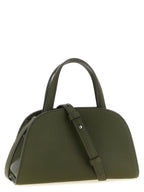 Tory Burch Romy Small Dark Olive Leather Crossbody Bag