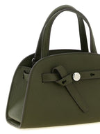 Tory Burch Romy Small Dark Olive Leather Crossbody Bag