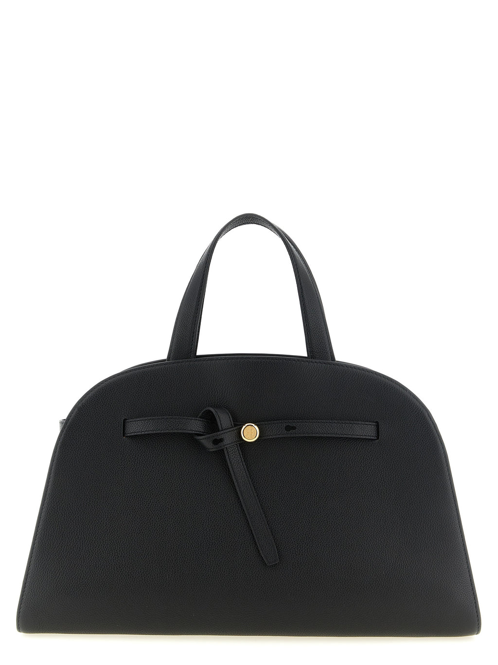 Tory Burch Romy Trunk Black Leather Bag