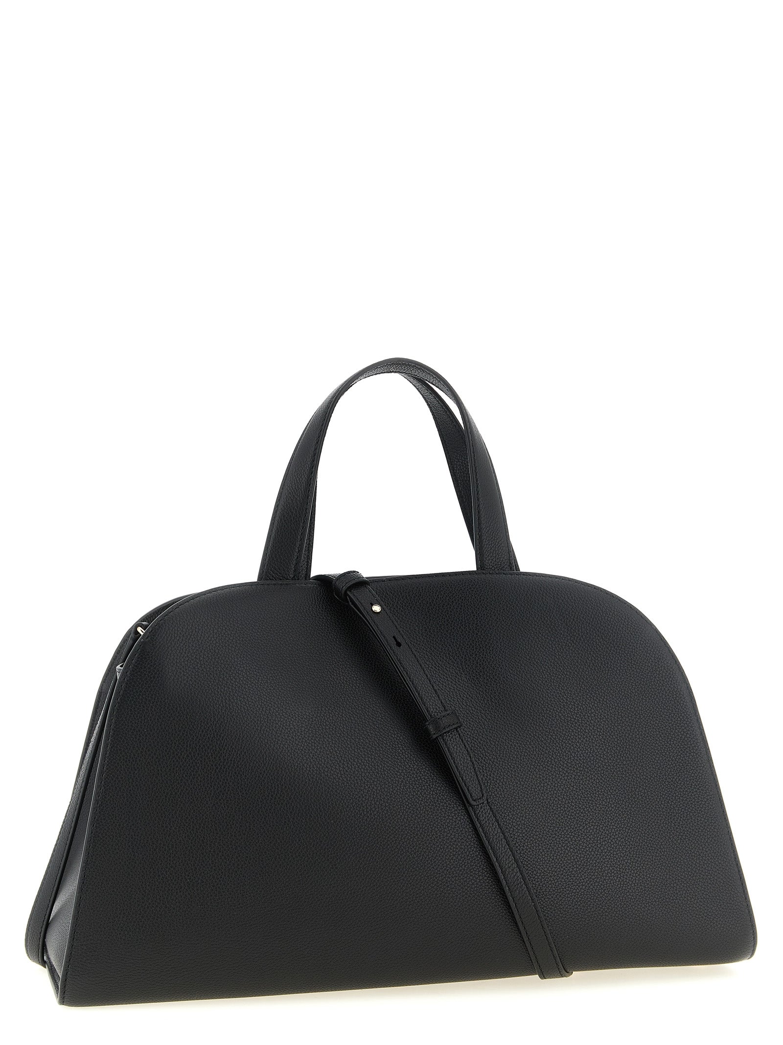 Tory Burch Romy Trunk Black Leather Bag