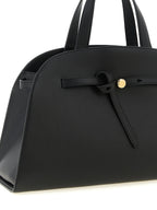 Tory Burch Romy Trunk Black Leather Bag