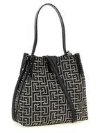 Balmain Release Labyrinth Jacquard Bucket Bag