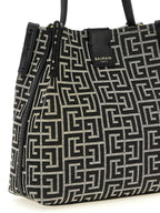 Balmain Release Labyrinth Jacquard Bucket Bag