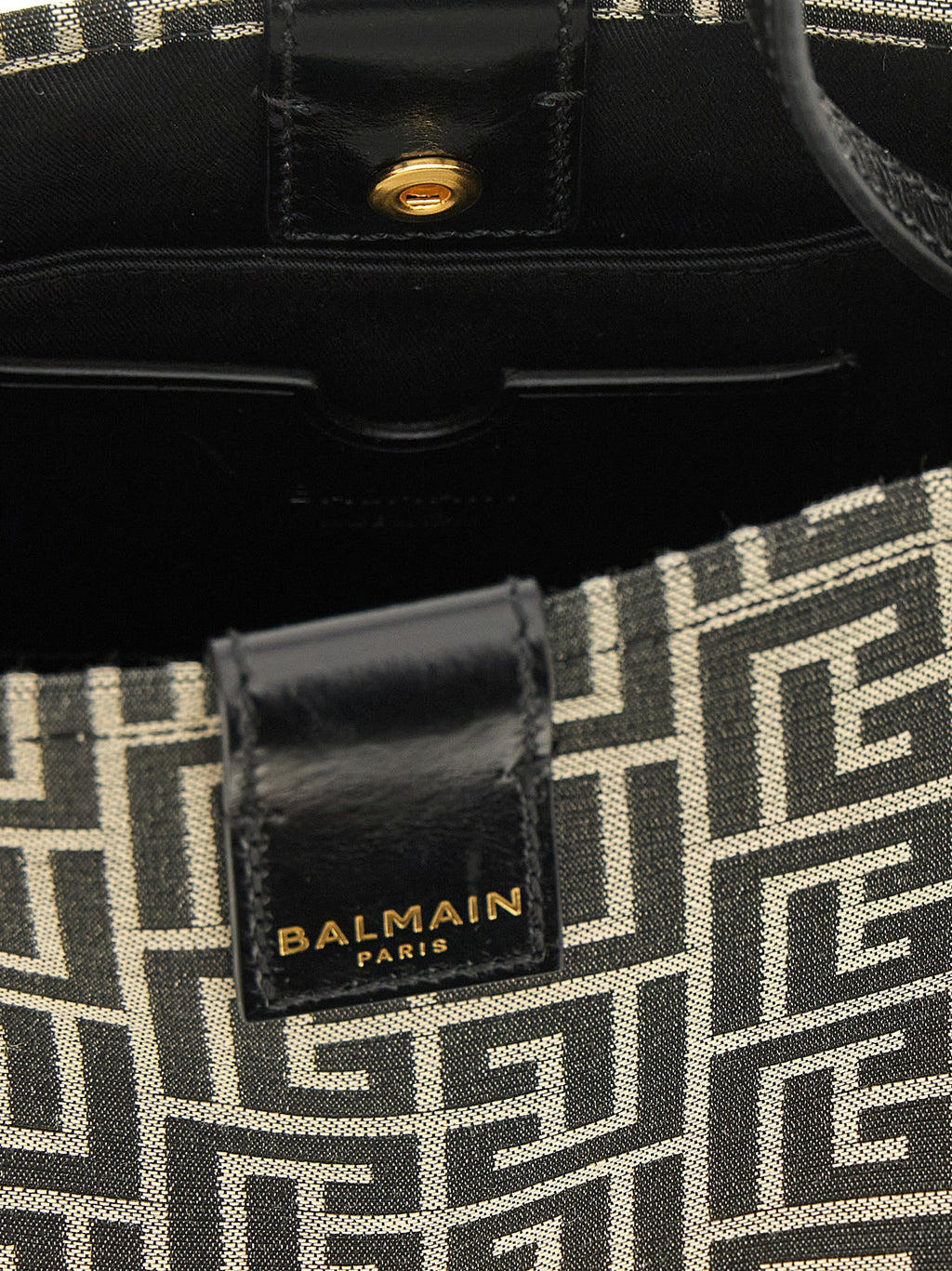 Balmain Release Labyrinth Jacquard Bucket Bag